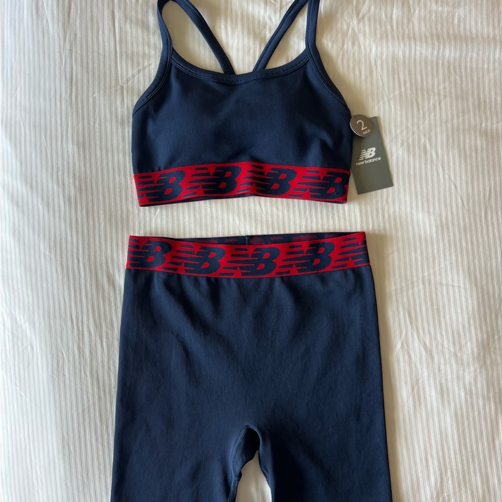 NWT New Balance Women’s Navy and Red Set